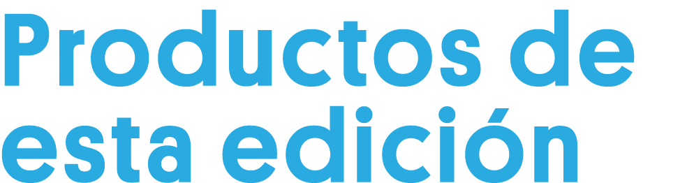 Productos de esta edición