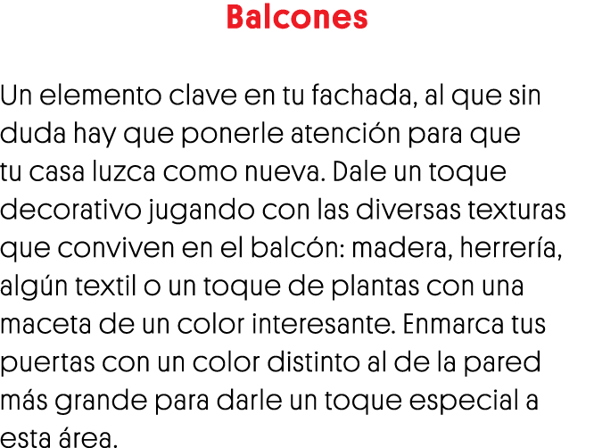 Balcones Un elemento clave en tu fachada, al que sin duda hay que ponerle atención para que tu casa luzca como nueva    
