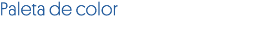 Paleta de color