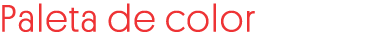 Paleta de color
