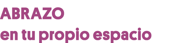 Abrazo en tu propio espacio